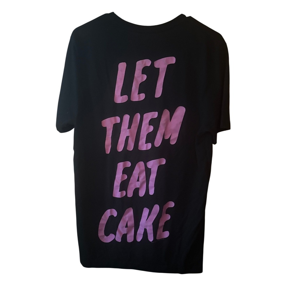 21Men x Dim Mak Steve Aoki Let Them Eat Cake Pocket T-Shirt Mens Large Black